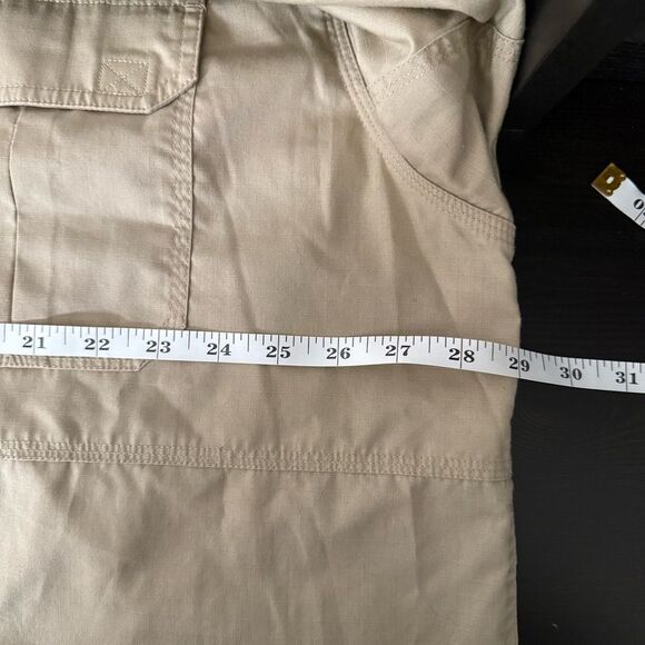 5.11 Tactical Shirt Mens Sz 2XL Reg Tan Long Sleeve Vented Utility Work Outdoor - Picture 9 of 10